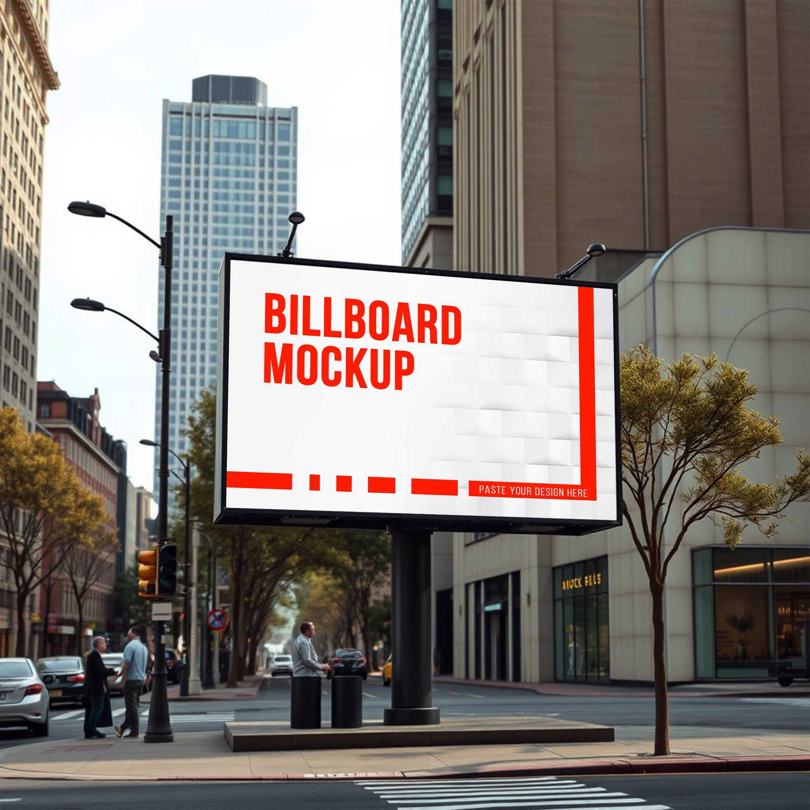Billboard in the City Mockup