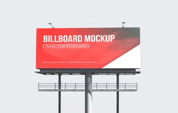 Standard Billboard Mockup PSD (Free)