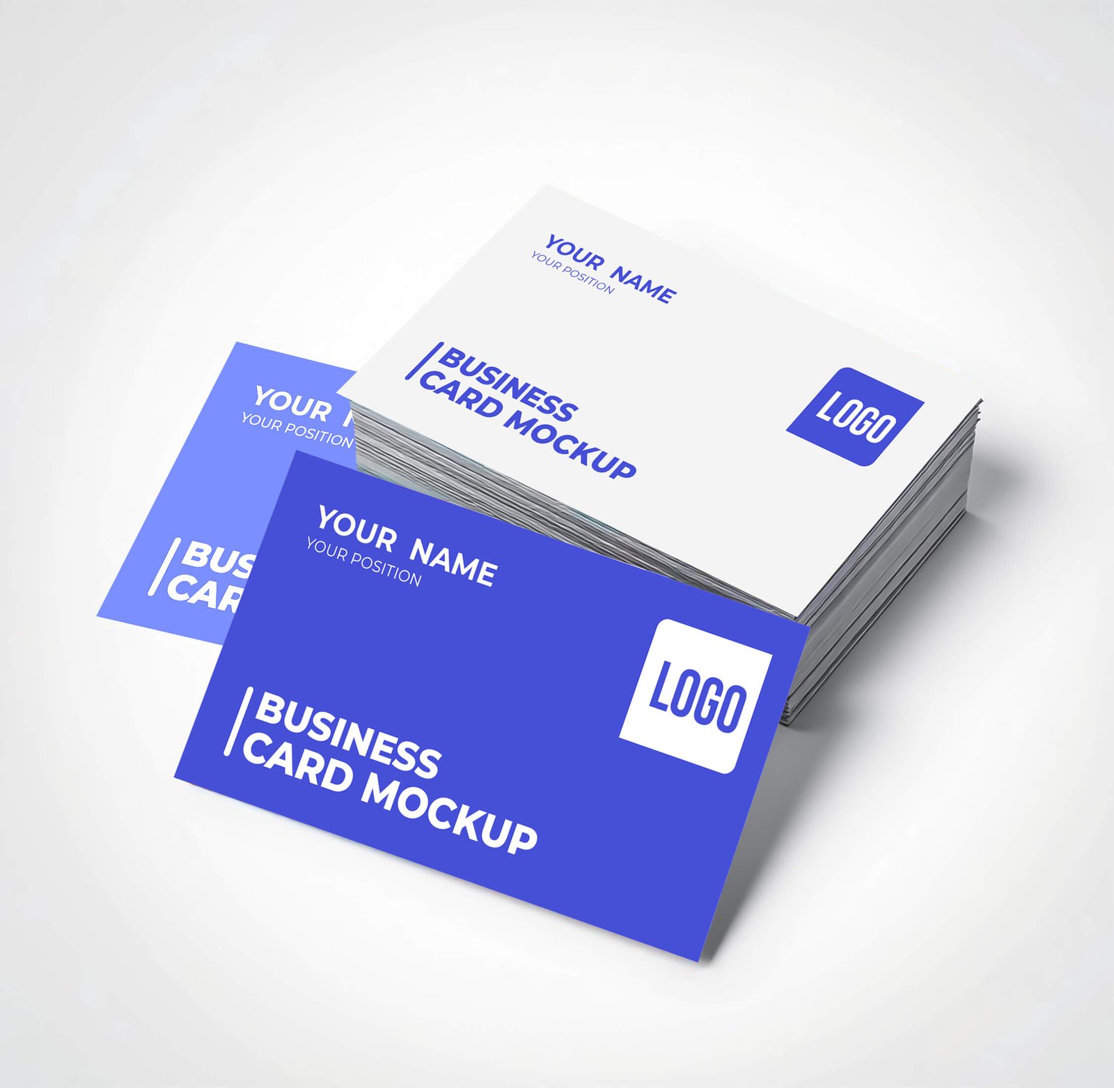 Standard Business Card Mockup PSD (Free)