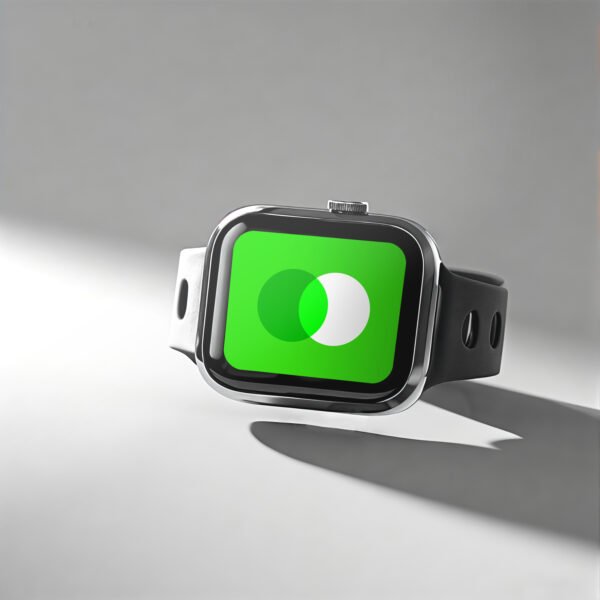 Smartwatch mockup in black and white PSD