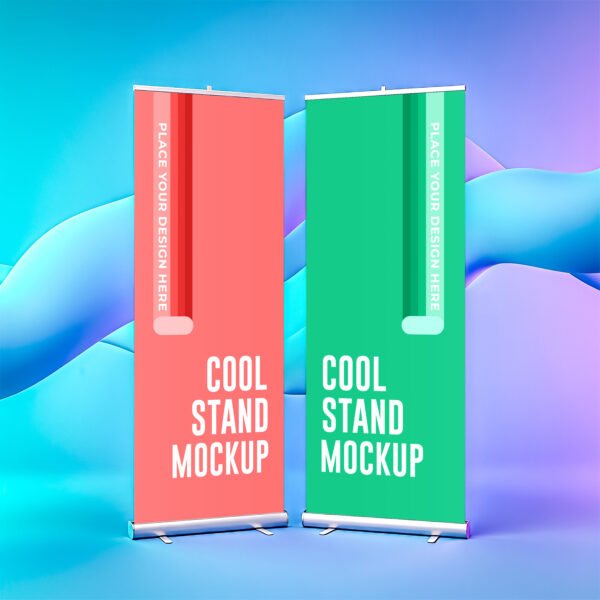 Stand Banner Mockup