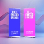 Standing Banner Mockup for Event and Branding