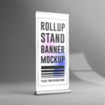 Rollup Stand Banner Mockup PSD