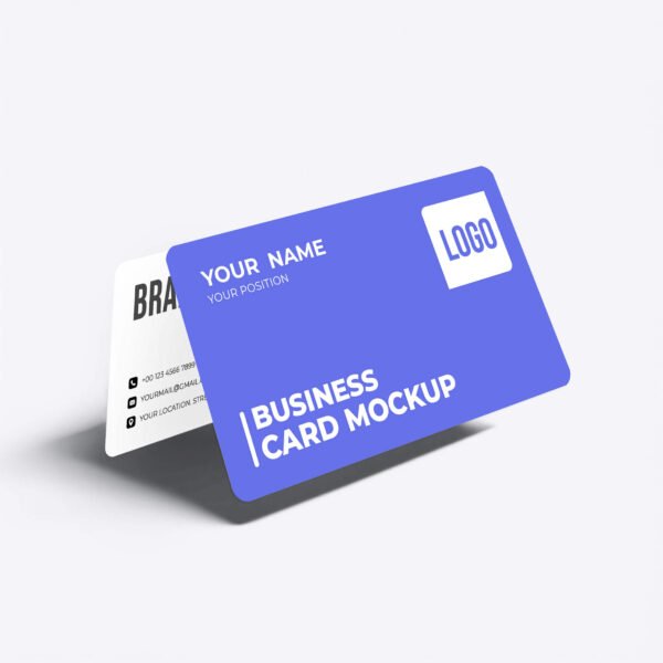 Cool Business Card Mockup PSD