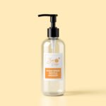 Foam spray bottle mockup PSD