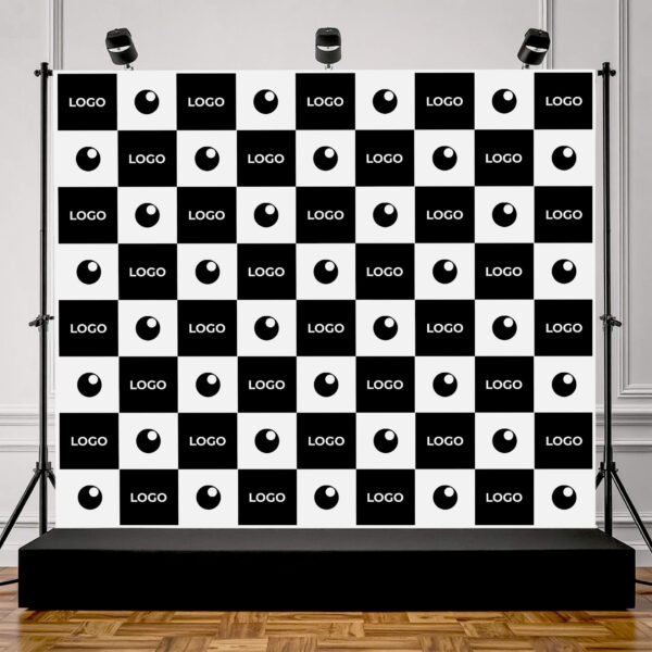 Square Step and Repeat Mockup PSD