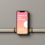 Minimal iphone Mockup PSD