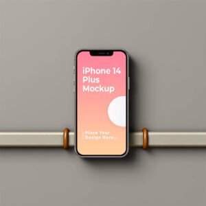 Minimal iphone Mockup PSD