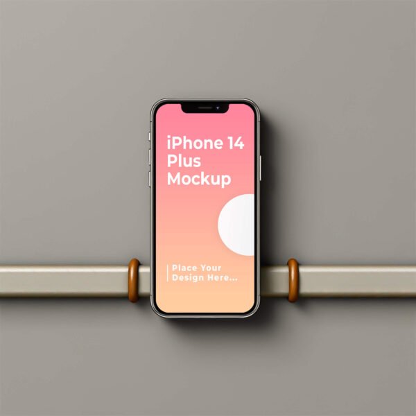 Minimal iphone Mockup PSD