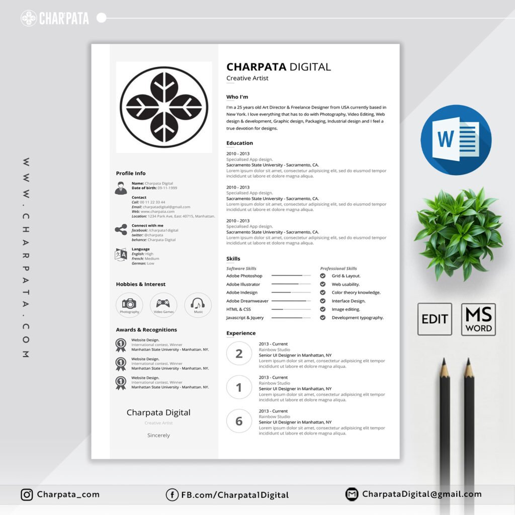 Minimal Resume Template