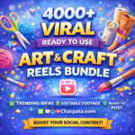 4000+ Viral Art & Craft Reels Bundles | Social Media Bundle